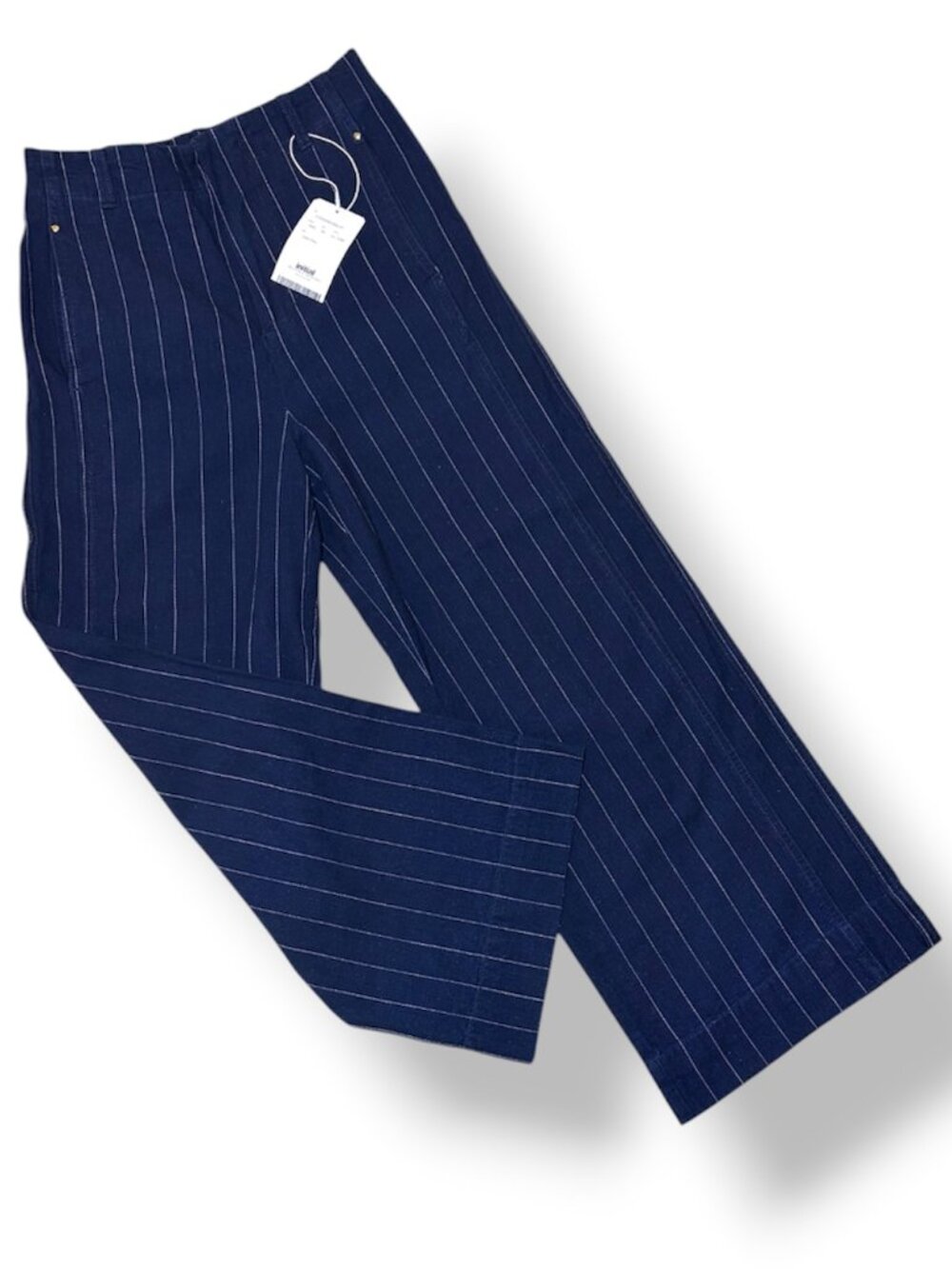 Initial Fashion High Waist Denim Wide Legs Pants